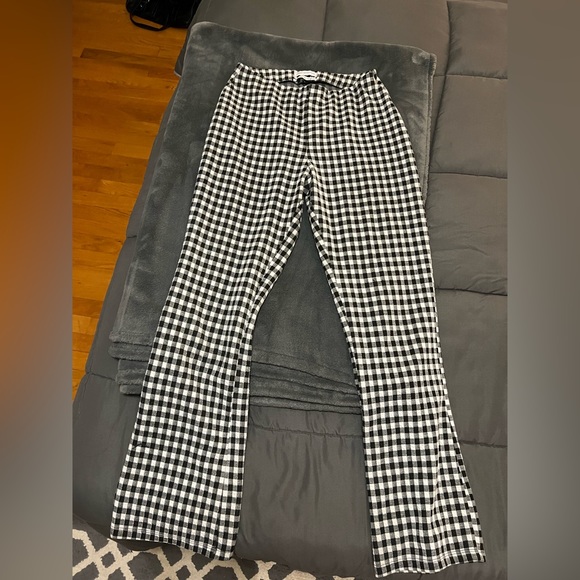 Urban Outfitters Plaid Flare Pants - Picture 3 of 4